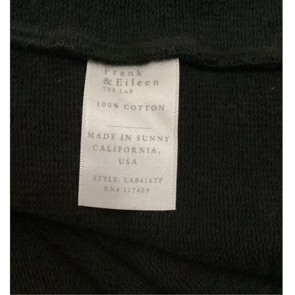 Frank & Eileen Ella The Easiest Dress Black Size Medium / Large Triple Fleece - Picture 11 of 12